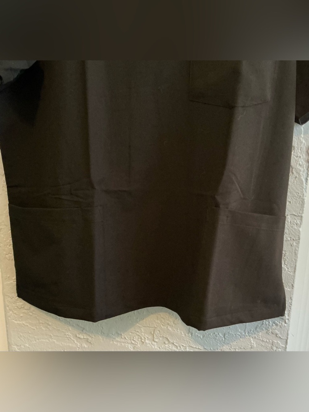 Men's Organix Black Scrub Top with Chest Pocket (NWOT) - Picture 6 of 7